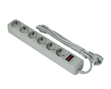 Сетевой фильтр ExeGate SP-6-3G 3 м, серый