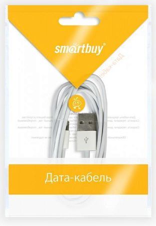 Кабель соединительный SmartBuy iK-512 (USB 2.0 A-Lightning 8P) белый 1,2 м