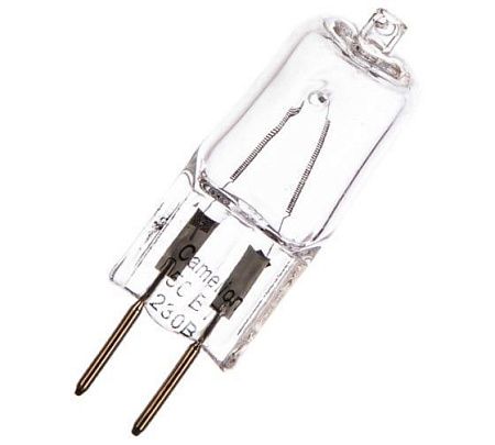 Лампа галогенная Camelion 5204 JD G6.35 3000К 50 Вт